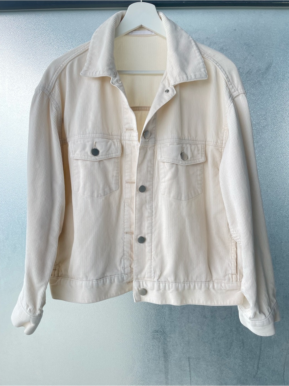 Uniqlo Cream Corduroy Jacket